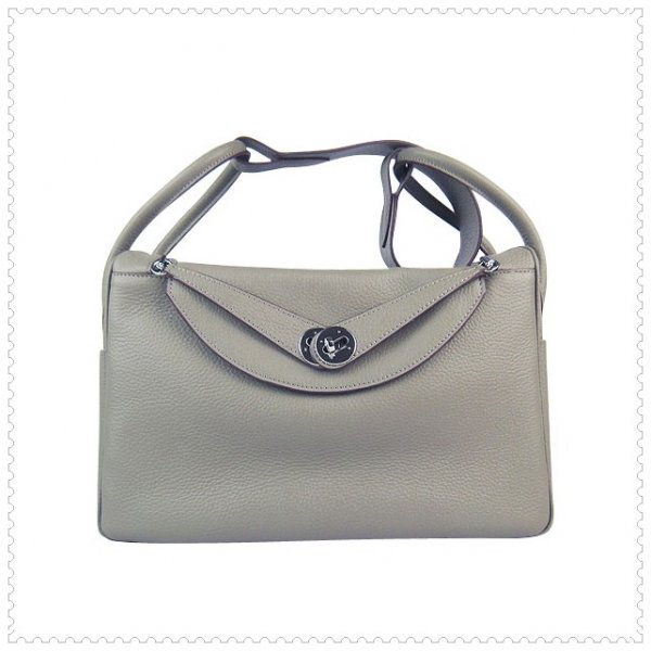 Hermes Lindy Handbag Grey